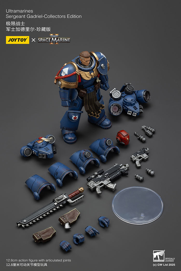 Joytoy 1/18 Warhammer 40k Space Marine 2 Ultramarines Sergeant Gadriel [Collectors Edition]