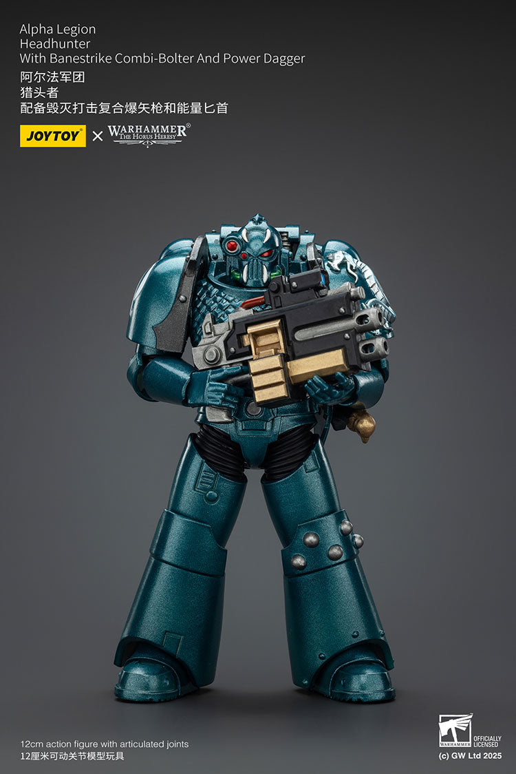 Joytoy 1/18 Warhammer The Horus Heresy Alpha Legion - Headhunter With Banestrike Combi-Bolter And Power Dagger