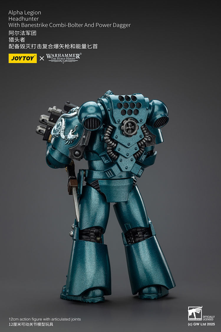 Joytoy 1/18 Warhammer The Horus Heresy Alpha Legion - Headhunter With Banestrike Combi-Bolter And Power Dagger