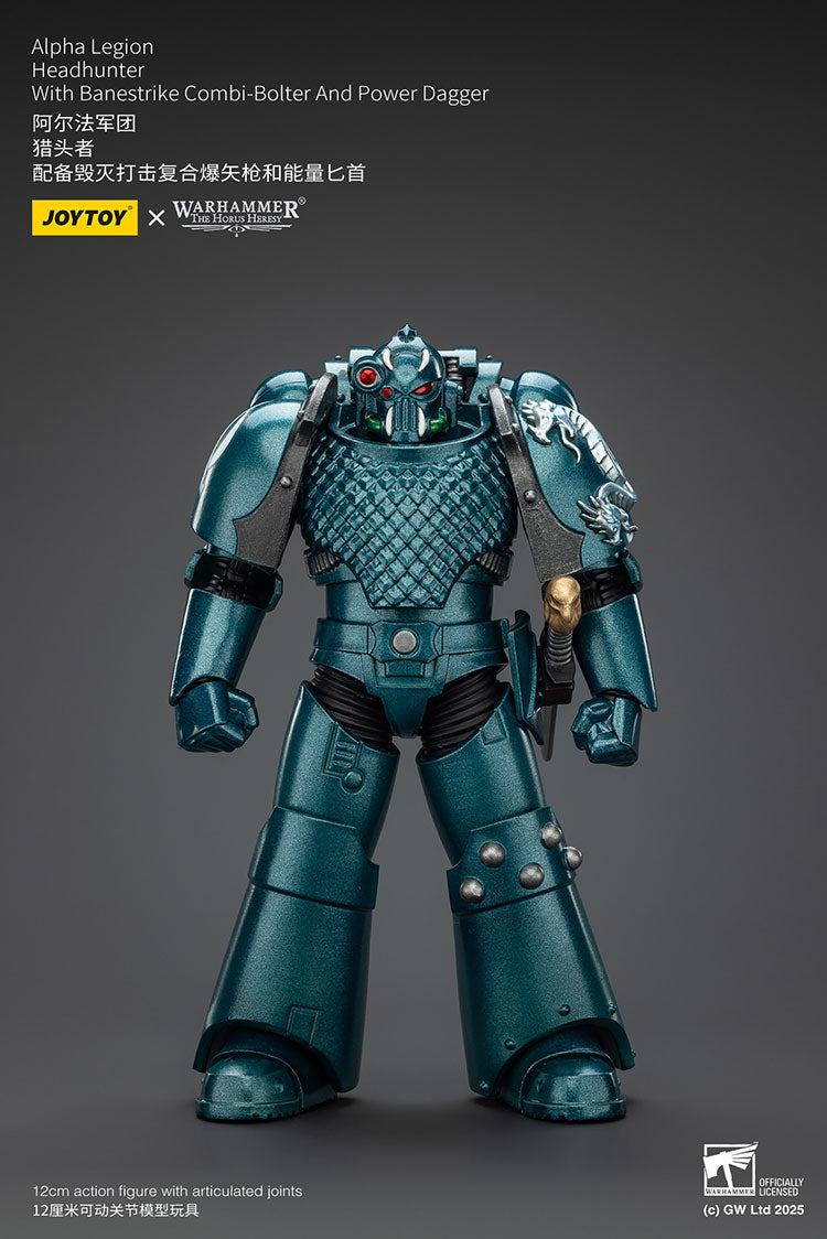 Joytoy 1/18 Warhammer The Horus Heresy Alpha Legion - Headhunter With Banestrike Combi-Bolter And Power Dagger