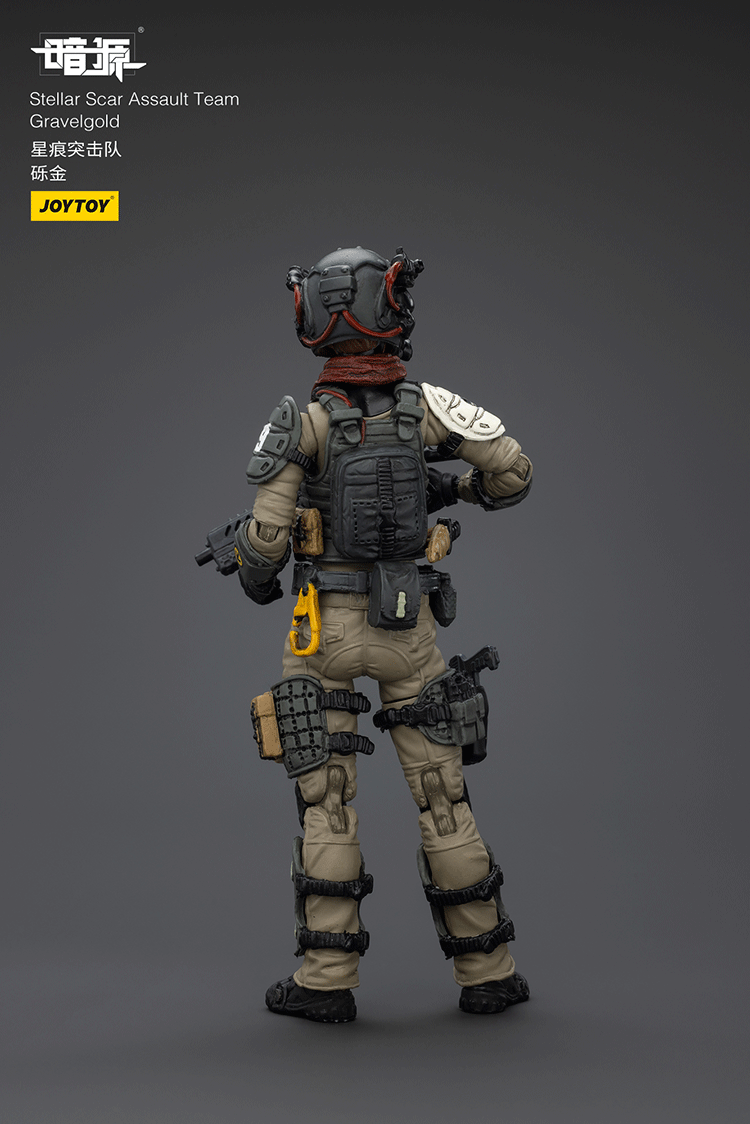 Joytoy 1/18 Dark Source Stellar Scar Assault Team - Gravelgold