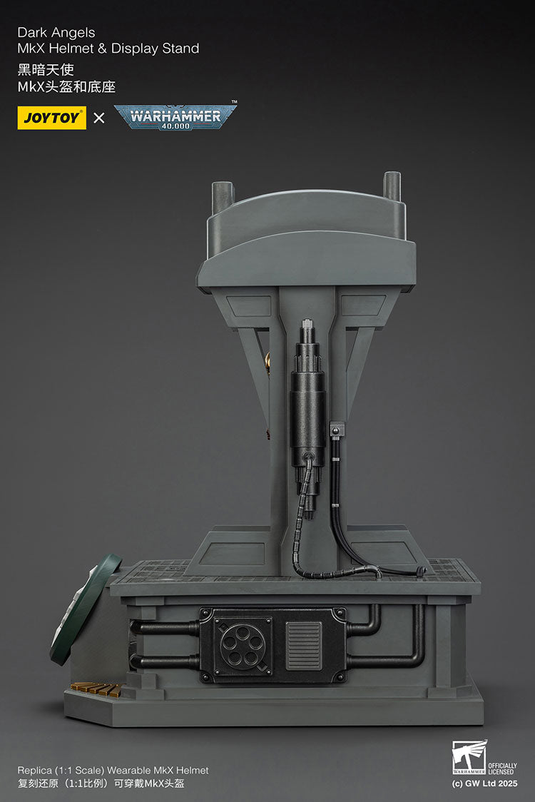 Joytoy 1/18 Warhammer 40k Dark Angels MkX Helmet & Display Stand