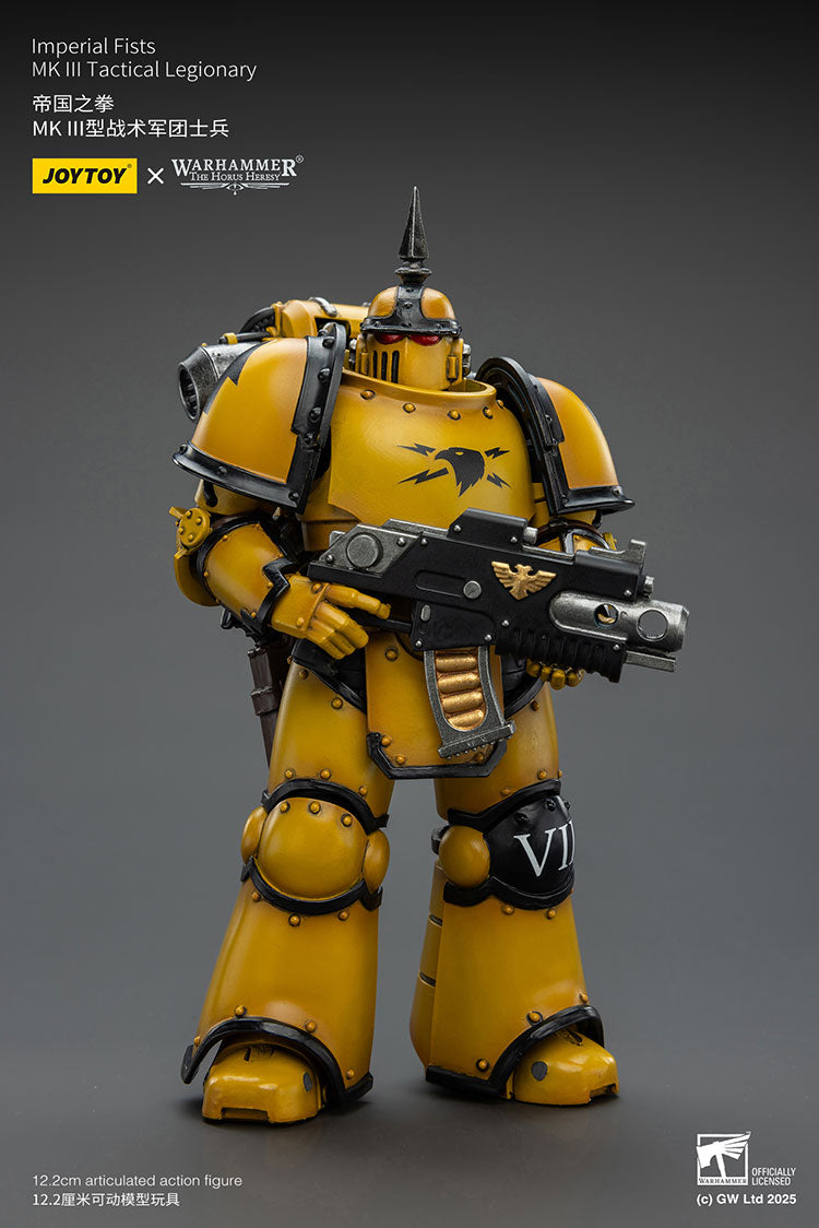 Joytoy 1/18 Warhammer The Horus Heresy Imperial Fists MK III Tactical Legionary