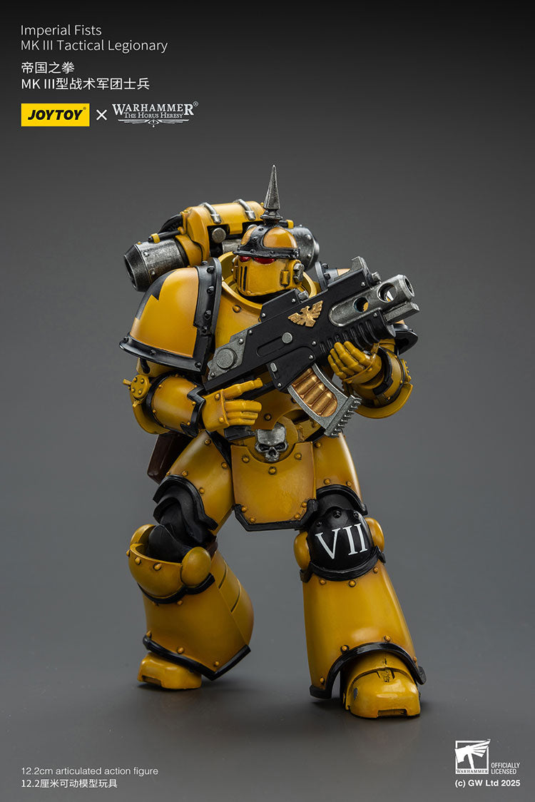 Joytoy 1/18 Warhammer The Horus Heresy Imperial Fists MK III Tactical Legionary