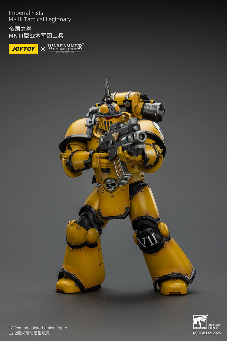 Joytoy 1/18 Warhammer The Horus Heresy Imperial Fists MK III Tactical Legionary