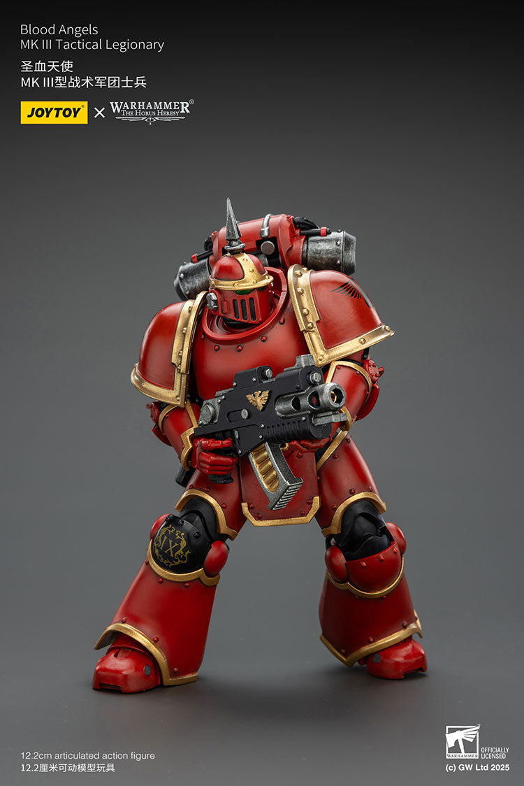 Joytoy 1/18 Warhammer The Horus Heresy Blood Angels MK III Tactical Legionary