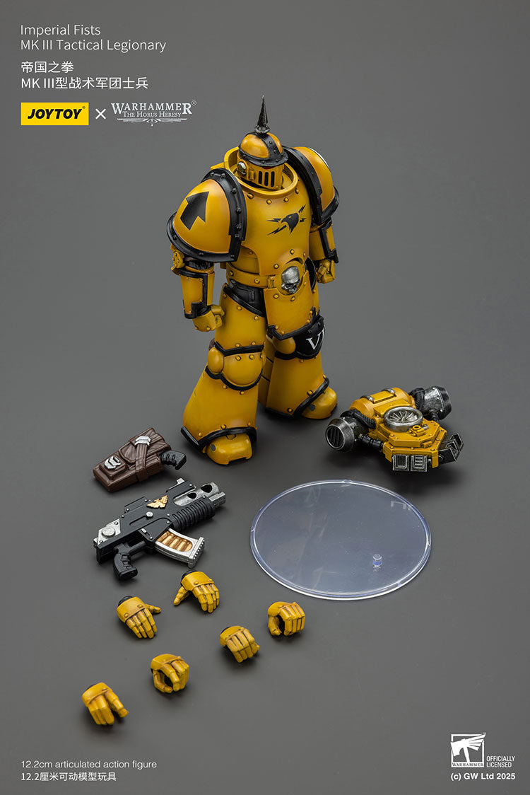 Joytoy 1/18 Warhammer The Horus Heresy Imperial Fists MK III Tactical Legionary