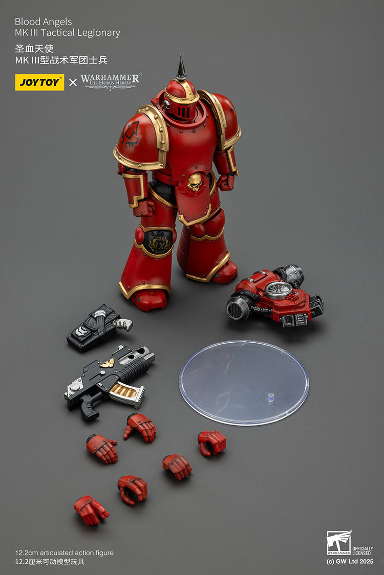 Joytoy 1/18 Warhammer The Horus Heresy Blood Angels MK III Tactical Legionary