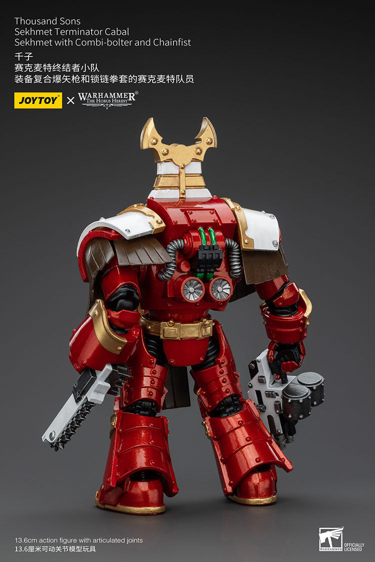 Joytoy 1/18 Warhammer Thousand Sons Sekhmet Terminator Cabal - Sekhmet with Combi-Bolter and Chainfist