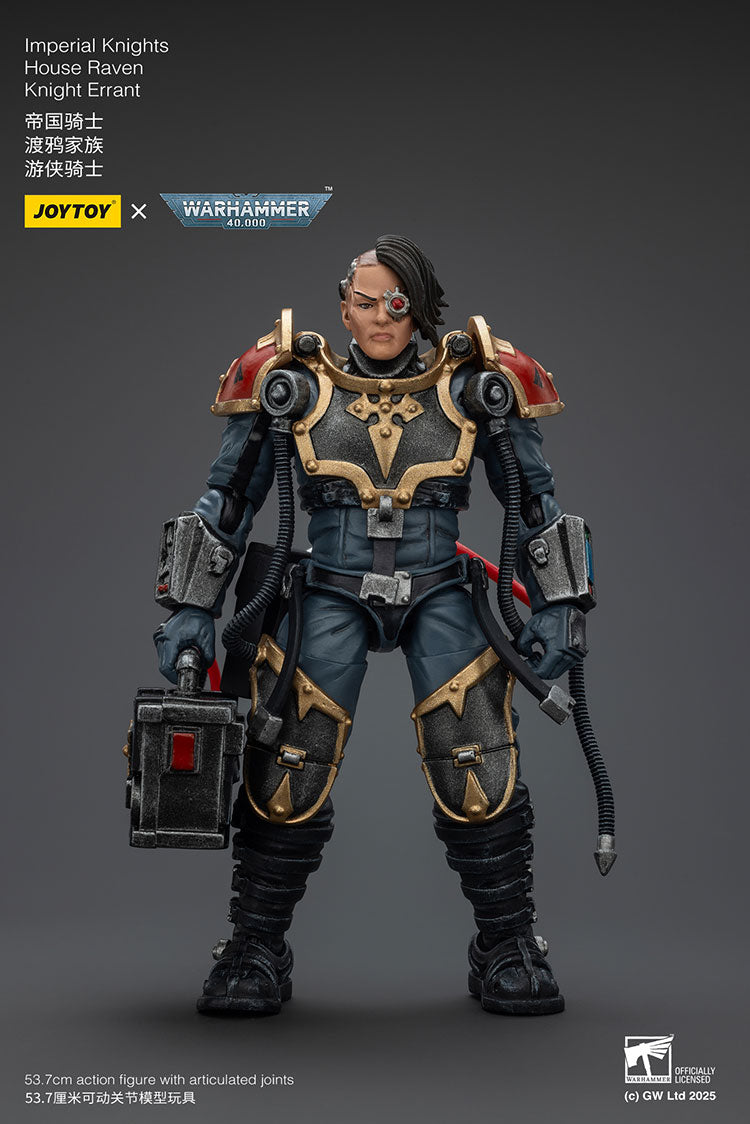 Joytoy 1/18 Warhammer 40k Imperial Knights House Raven - Knight Errant