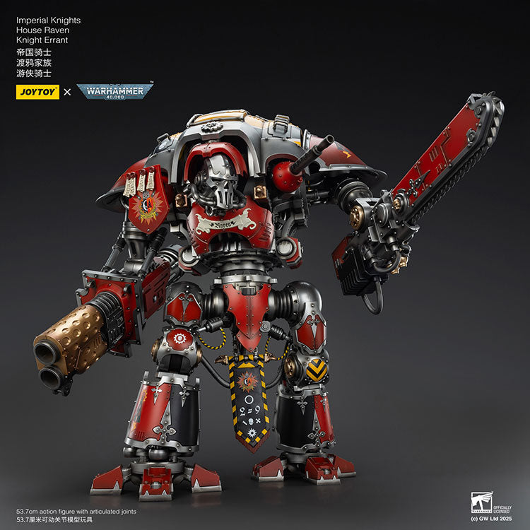 Joytoy 1/18 Warhammer 40k Imperial Knights House Raven - Knight Errant