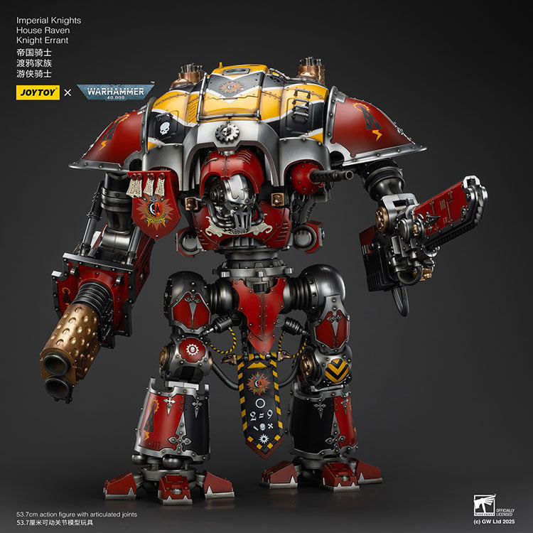 Joytoy 1/18 Warhammer 40k Imperial Knights House Raven - Knight Errant