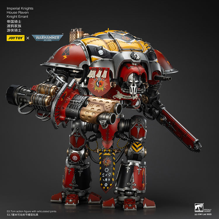 Joytoy 1/18 Warhammer 40k Imperial Knights House Raven - Knight Errant