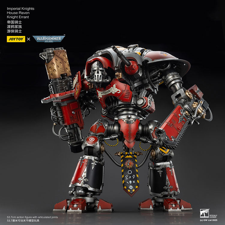 Joytoy 1/18 Warhammer 40k Imperial Knights House Raven - Knight Errant