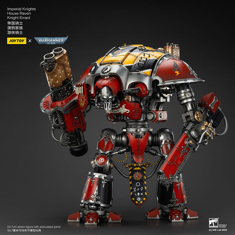 Joytoy 1/18 Warhammer 40k Imperial Knights House Raven - Knight Errant