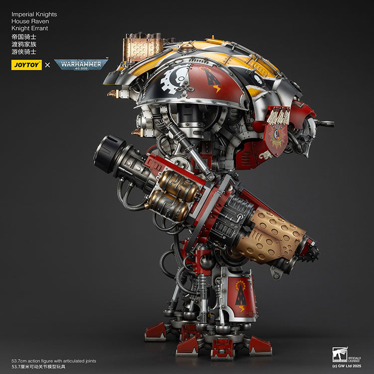 Joytoy 1/18 Warhammer 40k Imperial Knights House Raven - Knight Errant