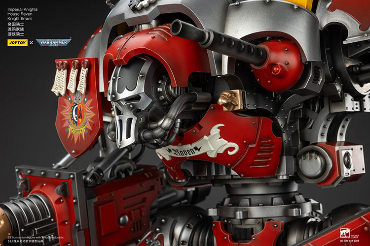 Joytoy 1/18 Warhammer 40k Imperial Knights House Raven - Knight Errant