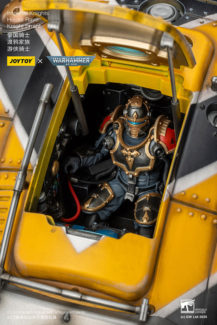 Joytoy 1/18 Warhammer 40k Imperial Knights House Raven - Knight Errant