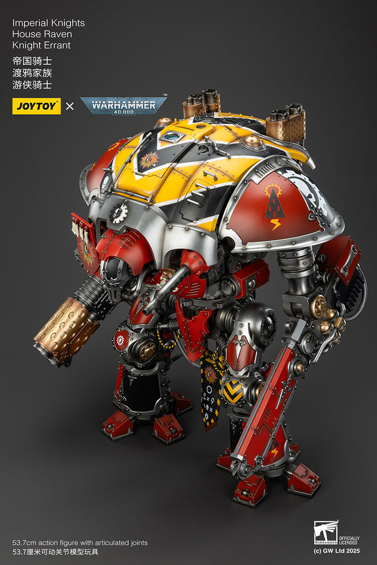 Joytoy 1/18 Warhammer 40k Imperial Knights House Raven - Knight Errant
