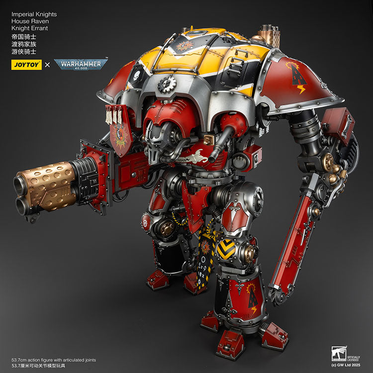 Joytoy 1/18 Warhammer 40k Imperial Knights House Raven - Knight Errant