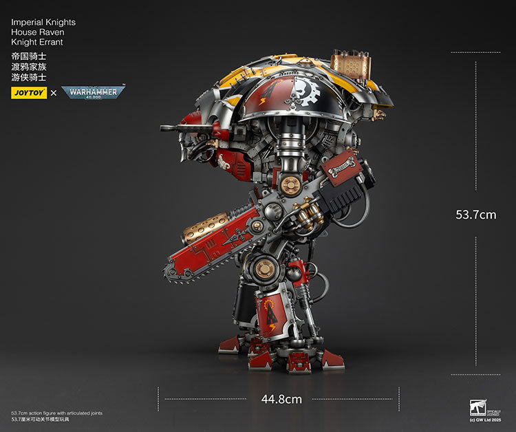 Joytoy 1/18 Warhammer 40k Imperial Knights House Raven - Knight Errant