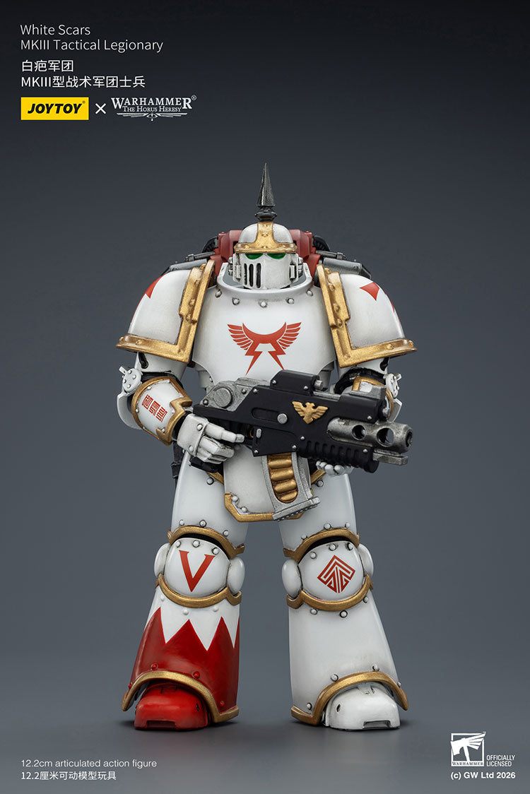Joytoy 1/18 Warhammer The Horus Heresy White Scars MKIII Tactical Legionary