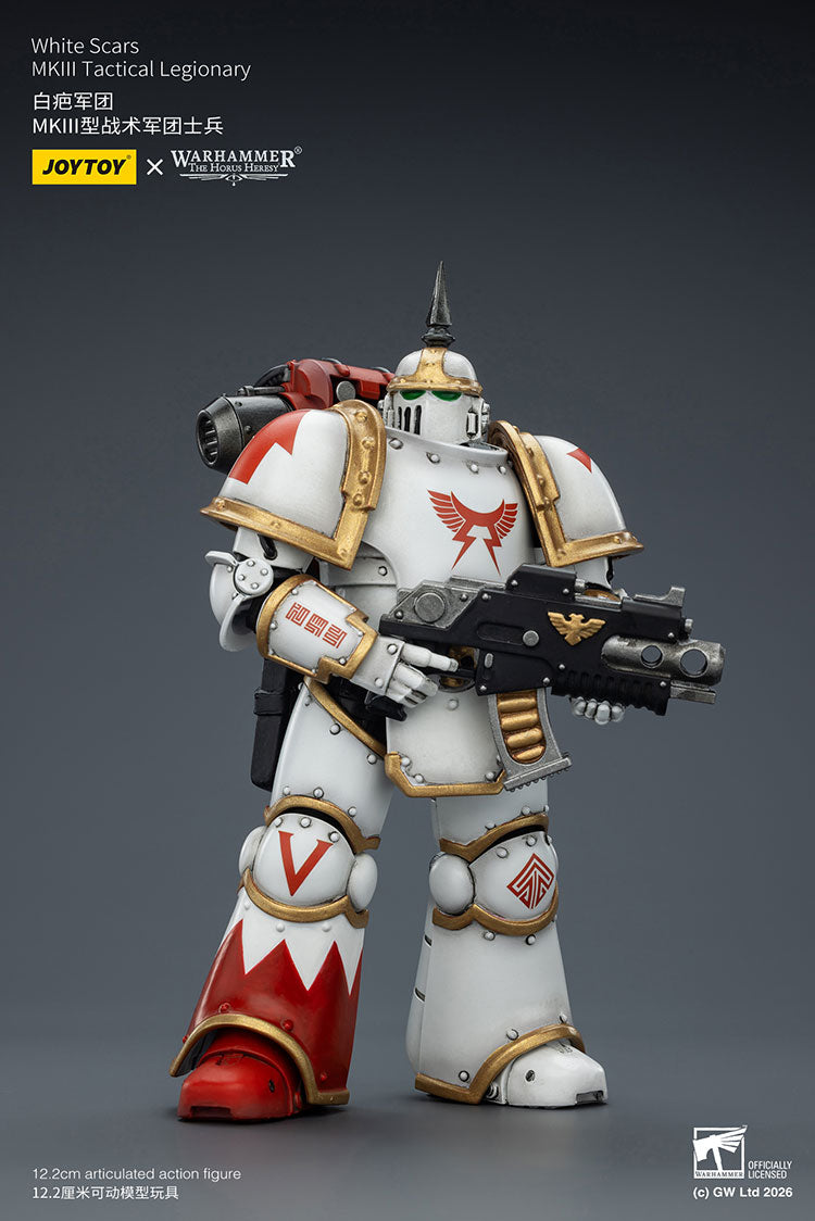 Joytoy 1/18 Warhammer The Horus Heresy White Scars MKIII Tactical Legionary