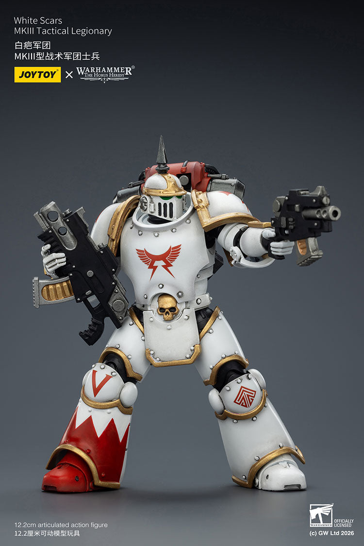 Joytoy 1/18 Warhammer The Horus Heresy White Scars MKIII Tactical Legionary
