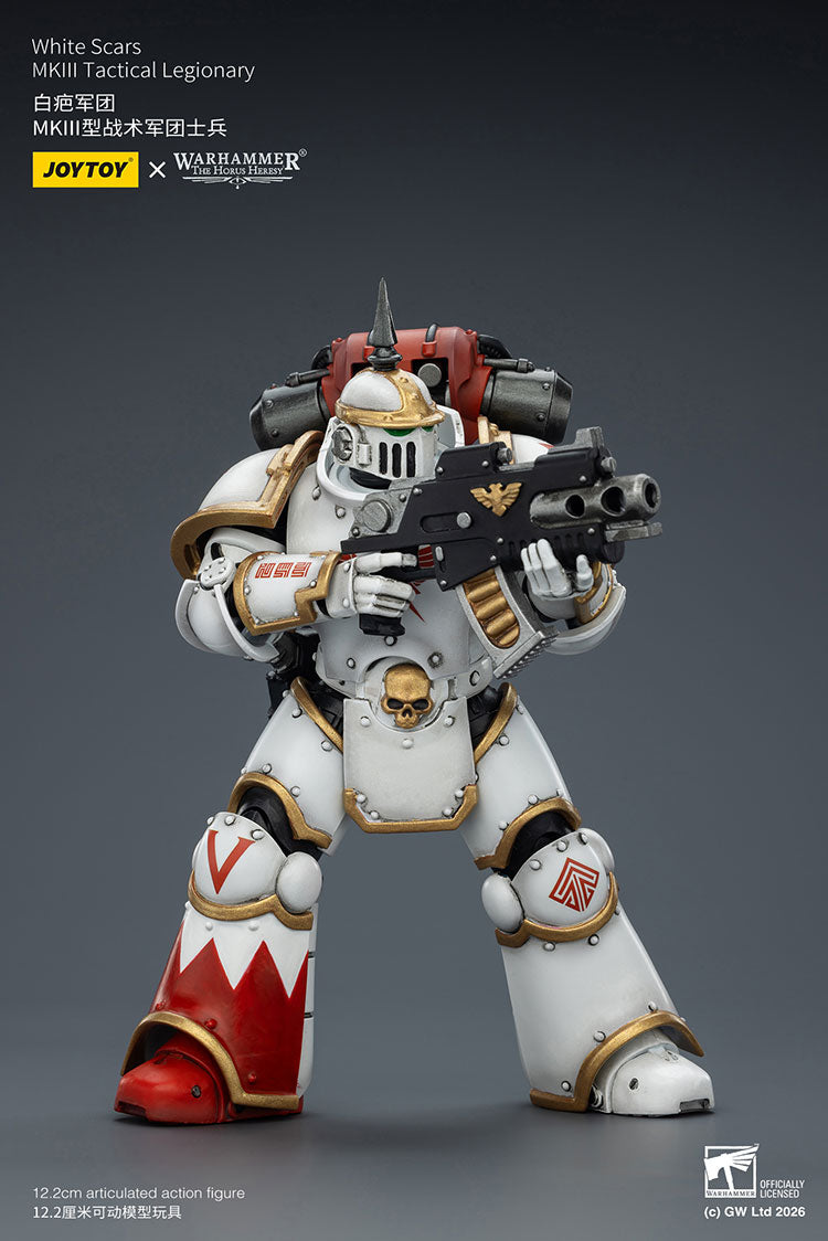 Joytoy 1/18 Warhammer The Horus Heresy White Scars MKIII Tactical Legionary