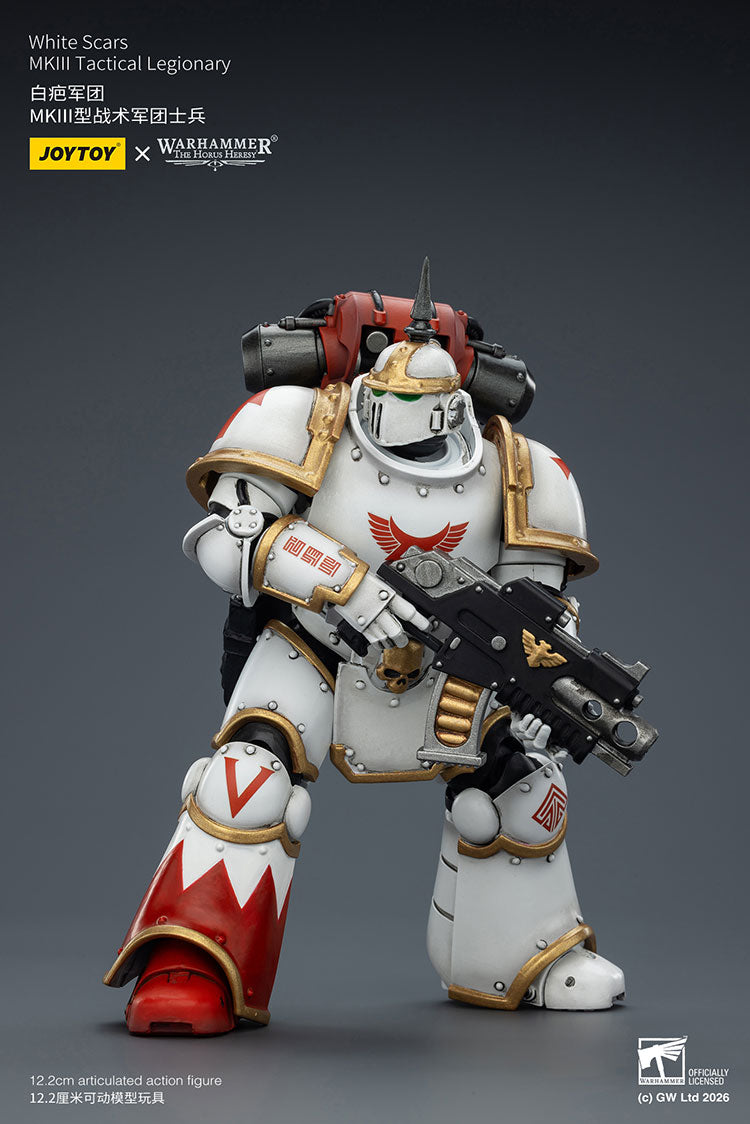 Joytoy 1/18 Warhammer The Horus Heresy White Scars MKIII Tactical Legionary