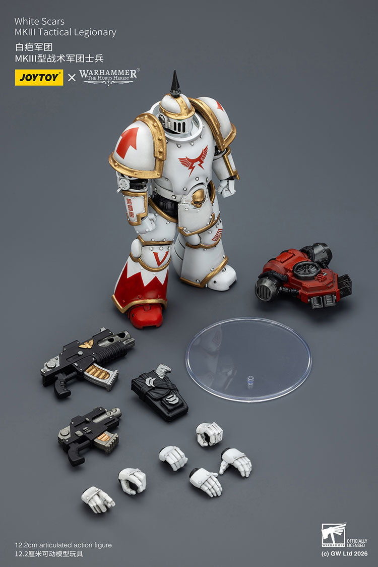 Joytoy 1/18 Warhammer The Horus Heresy White Scars MKIII Tactical Legionary