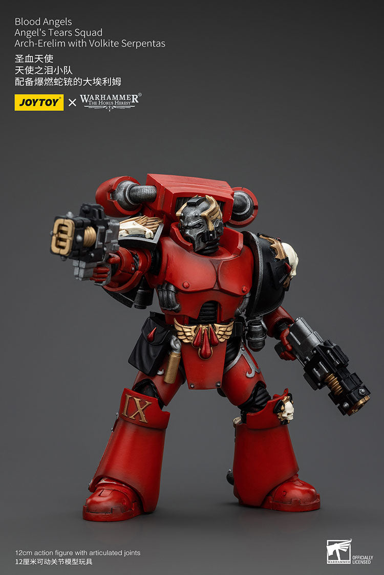 Joytoy 1/18 Warhammer The Horus Heresy Blood Angels Angel's Tears Squad Arch-Erelim with Volkite Serpentas