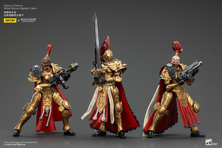 Joytoy 1/18 Warhammer The Horus Heresy Sisters of Silence - White Falcons Vigilator Cadre Vigilator