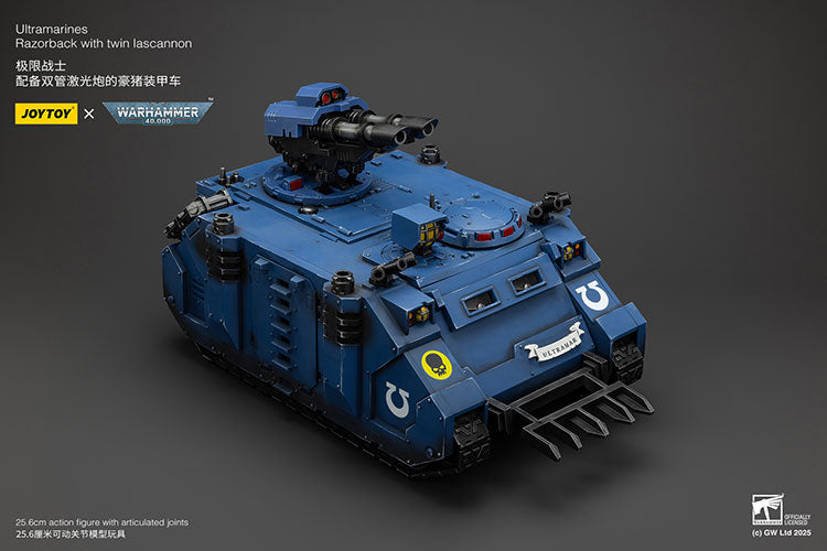 Joytoy 1/18 Warhammer 40k Ultramarines - Razorback with Twin Lascannon