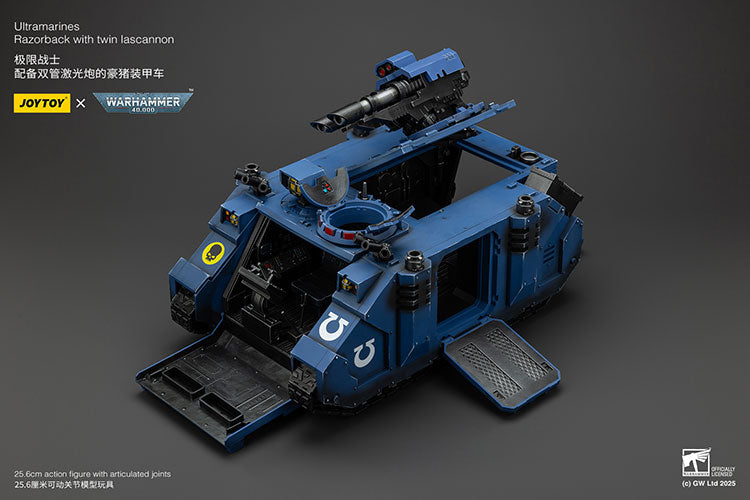 Joytoy 1/18 Warhammer 40k Ultramarines - Razorback with Twin Lascannon