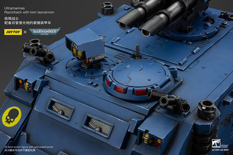 Joytoy 1/18 Warhammer 40k Ultramarines - Razorback with Twin Lascannon