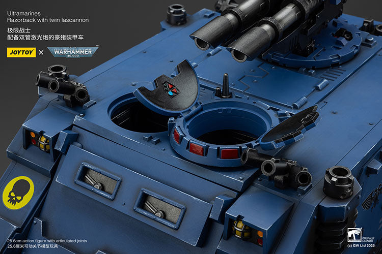 Joytoy 1/18 Warhammer 40k Ultramarines - Razorback with Twin Lascannon