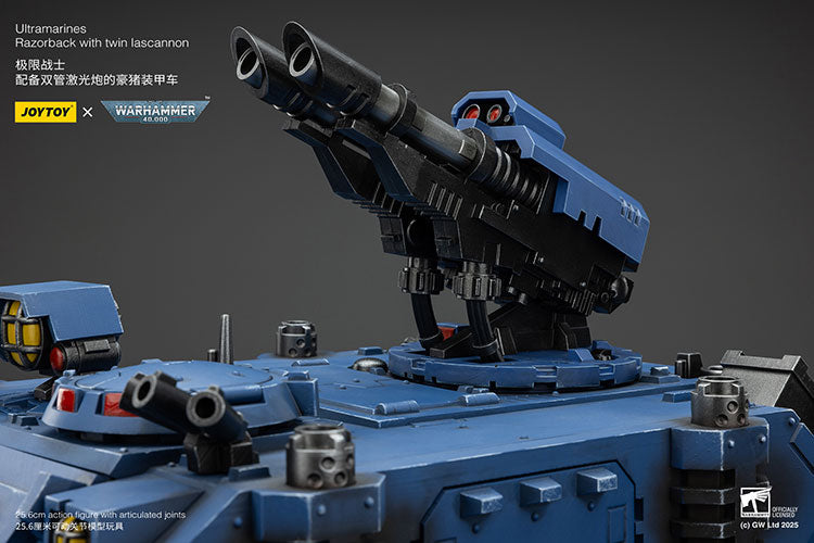 Joytoy 1/18 Warhammer 40k Ultramarines - Razorback with Twin Lascannon