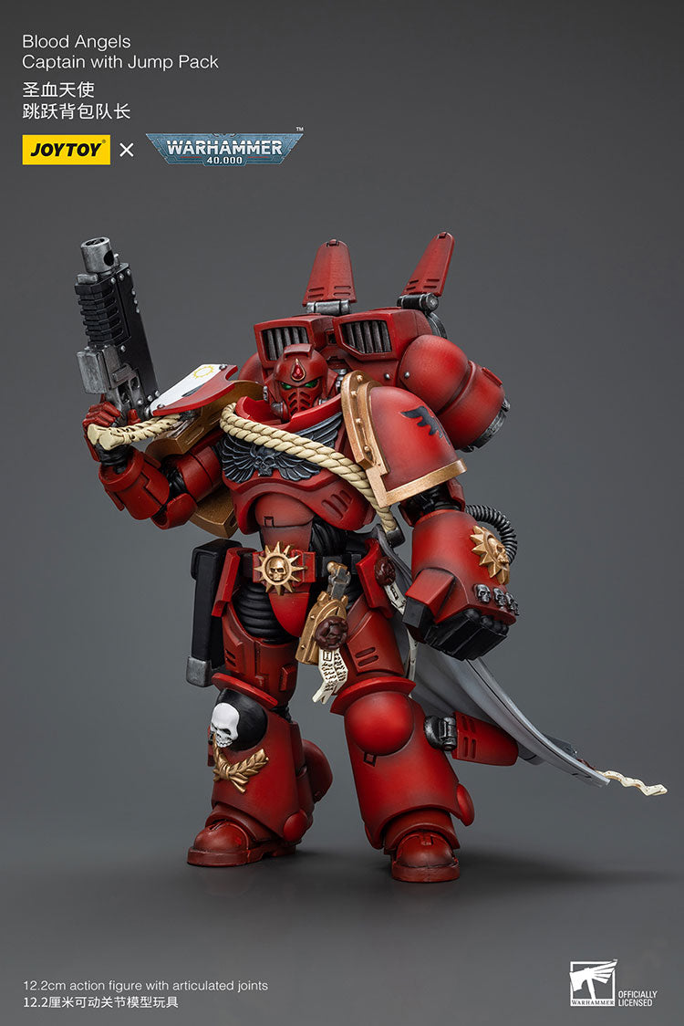 Joytoy 1/18 Warhammer 40K Blood Angels - Captain With Jump Pack