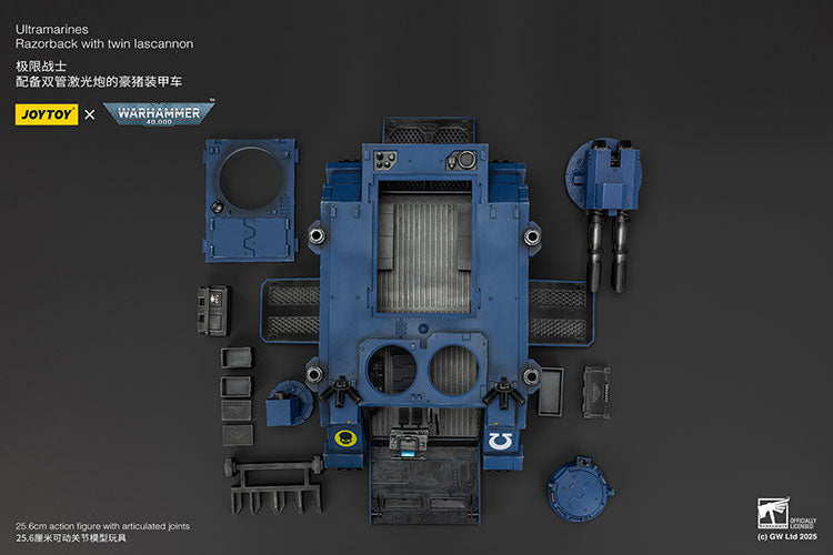 Joytoy 1/18 Warhammer 40k Ultramarines - Razorback with Twin Lascannon