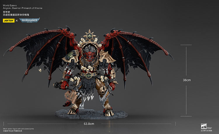 Joytoy 1/18 Warhammer 40k World Eaters - Angron Daemon Primarch of Khorne