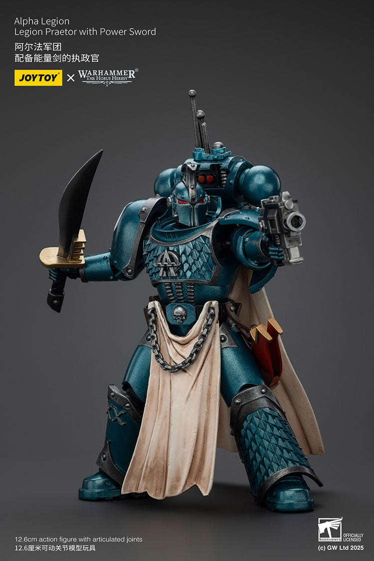 Joytoy 1/18 Warhammer The Horus Heresy Alpha Legion Legion Praetor with Power Sword