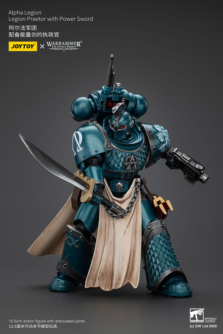 Joytoy 1/18 Warhammer The Horus Heresy Alpha Legion Legion Praetor with Power Sword