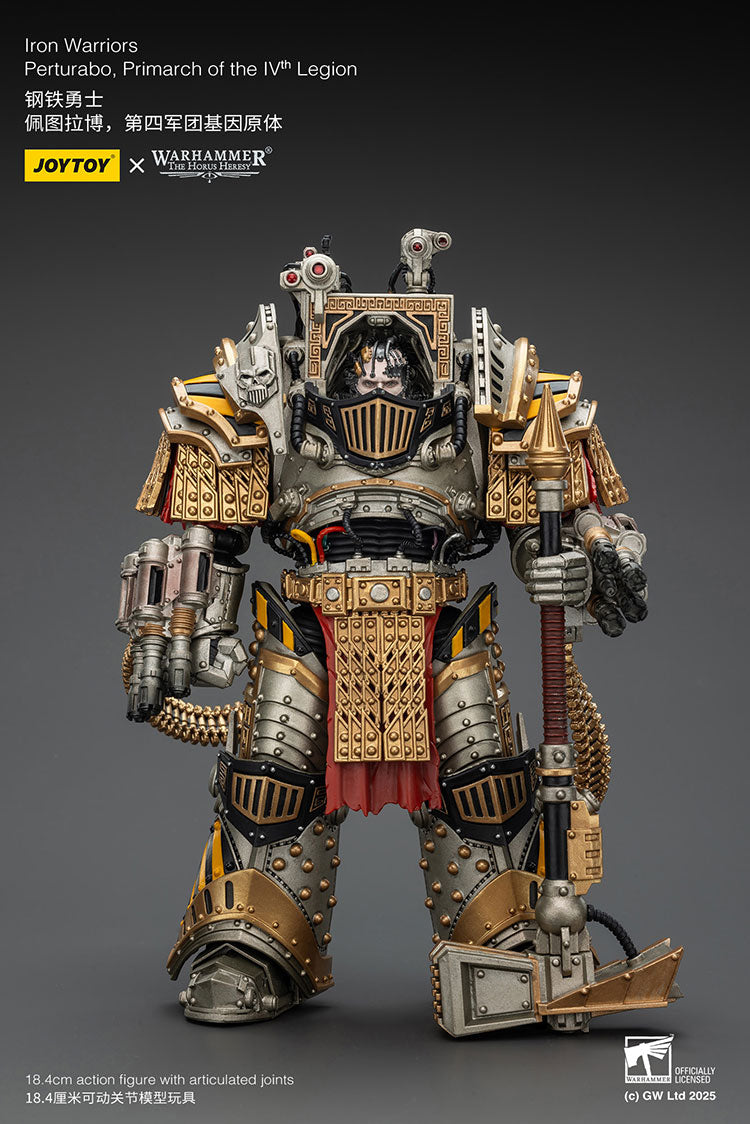 Joytoy 1/18 Warhammer The Horus Heresy Iron Warriors - Perturabo Primarch of the IVth Legion