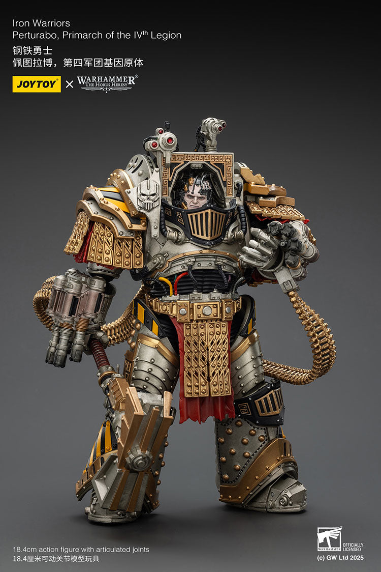 Joytoy 1/18 Warhammer The Horus Heresy Iron Warriors - Perturabo Primarch of the IVth Legion
