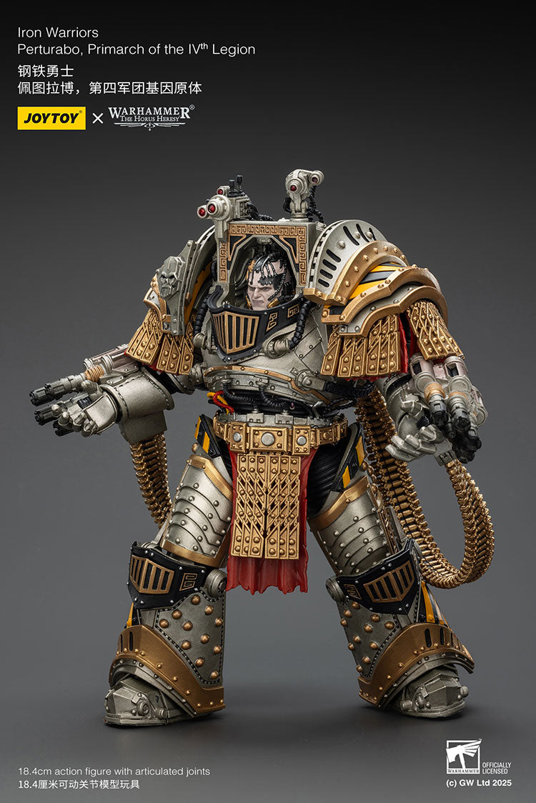 Joytoy 1/18 Warhammer The Horus Heresy Iron Warriors - Perturabo Primarch of the IVth Legion