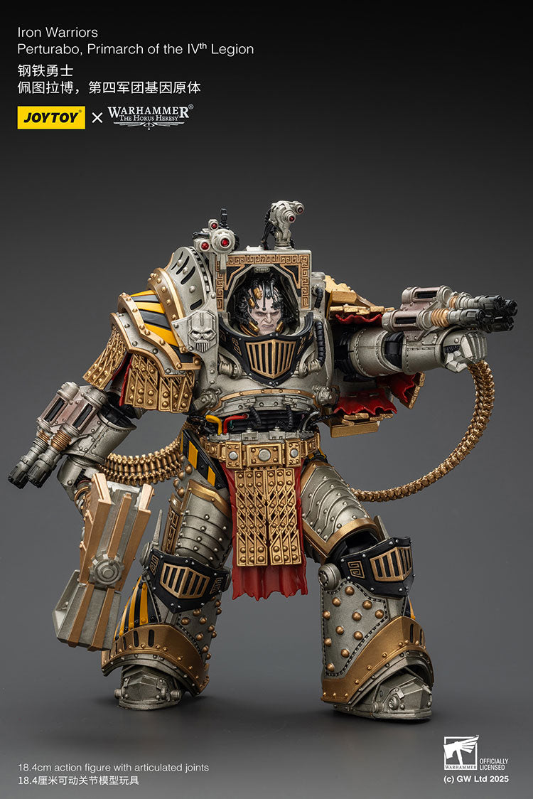 Joytoy 1/18 Warhammer The Horus Heresy Iron Warriors - Perturabo Primarch of the IVth Legion