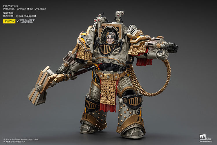 Joytoy 1/18 Warhammer The Horus Heresy Iron Warriors - Perturabo Primarch of the IVth Legion
