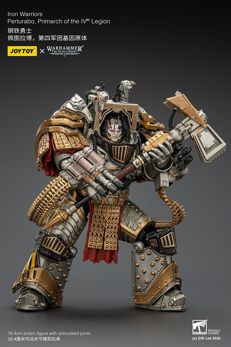 Joytoy 1/18 Warhammer The Horus Heresy Iron Warriors - Perturabo Primarch of the IVth Legion
