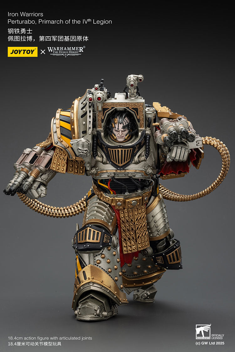 Joytoy 1/18 Warhammer The Horus Heresy Iron Warriors - Perturabo Primarch of the IVth Legion